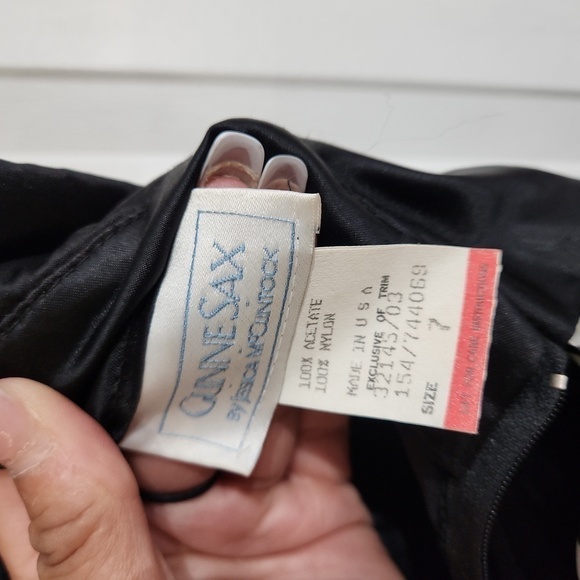 JESSICA McClintock Gunne Sax Designer Vintage Prom Dress Size 7 - Picture 8 of 8